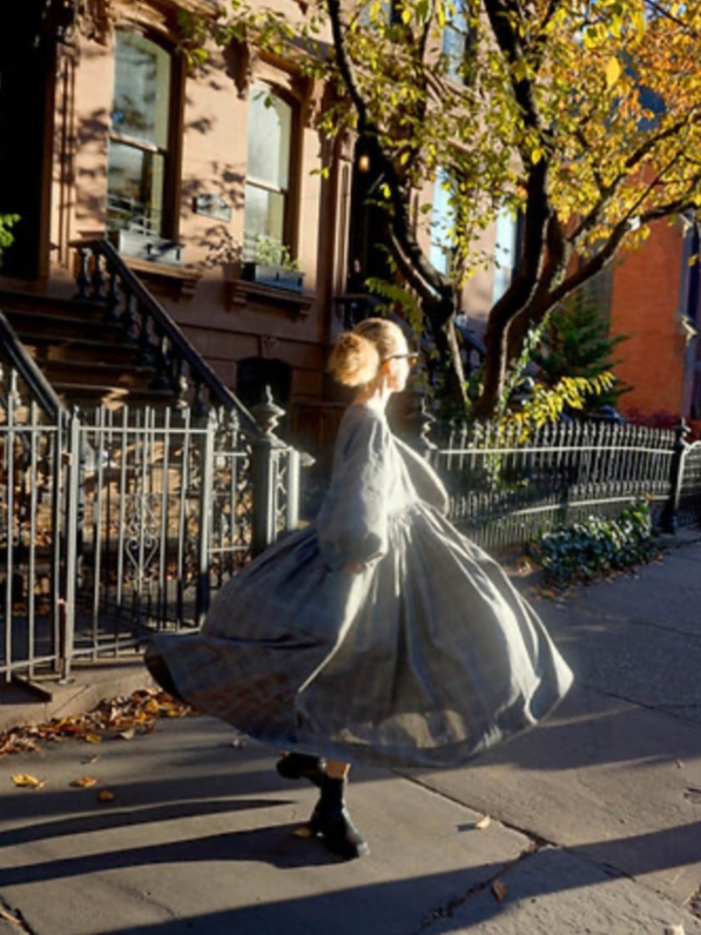 Oak Tree House Puff Sleeve Dress - Picture 4 of 7